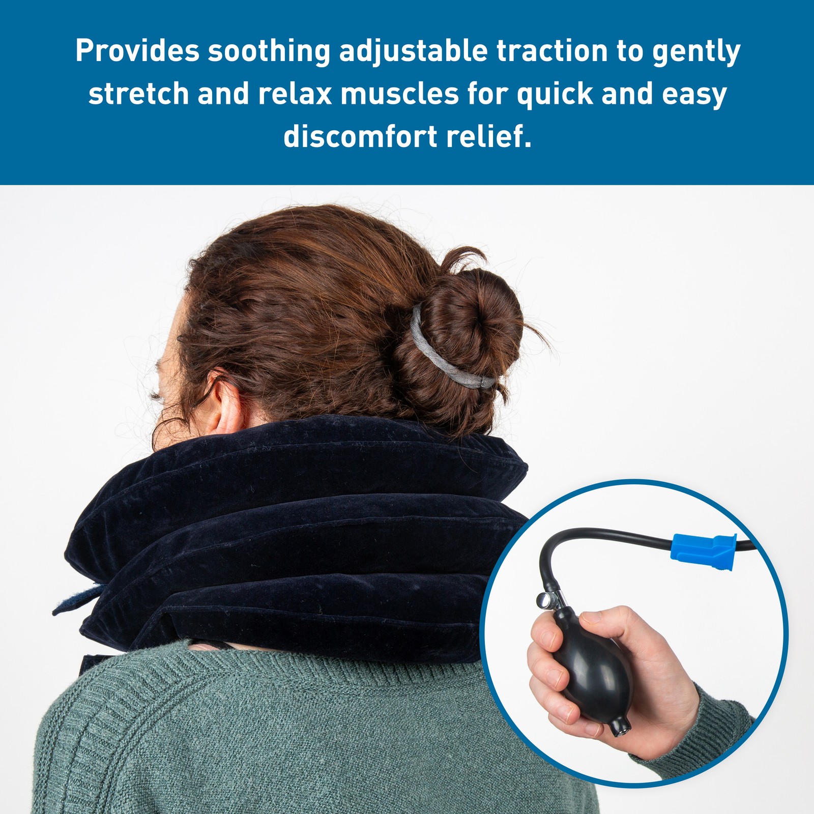 Body Sport Cervical Traction Collar Neck Brace, Decompression and Compression