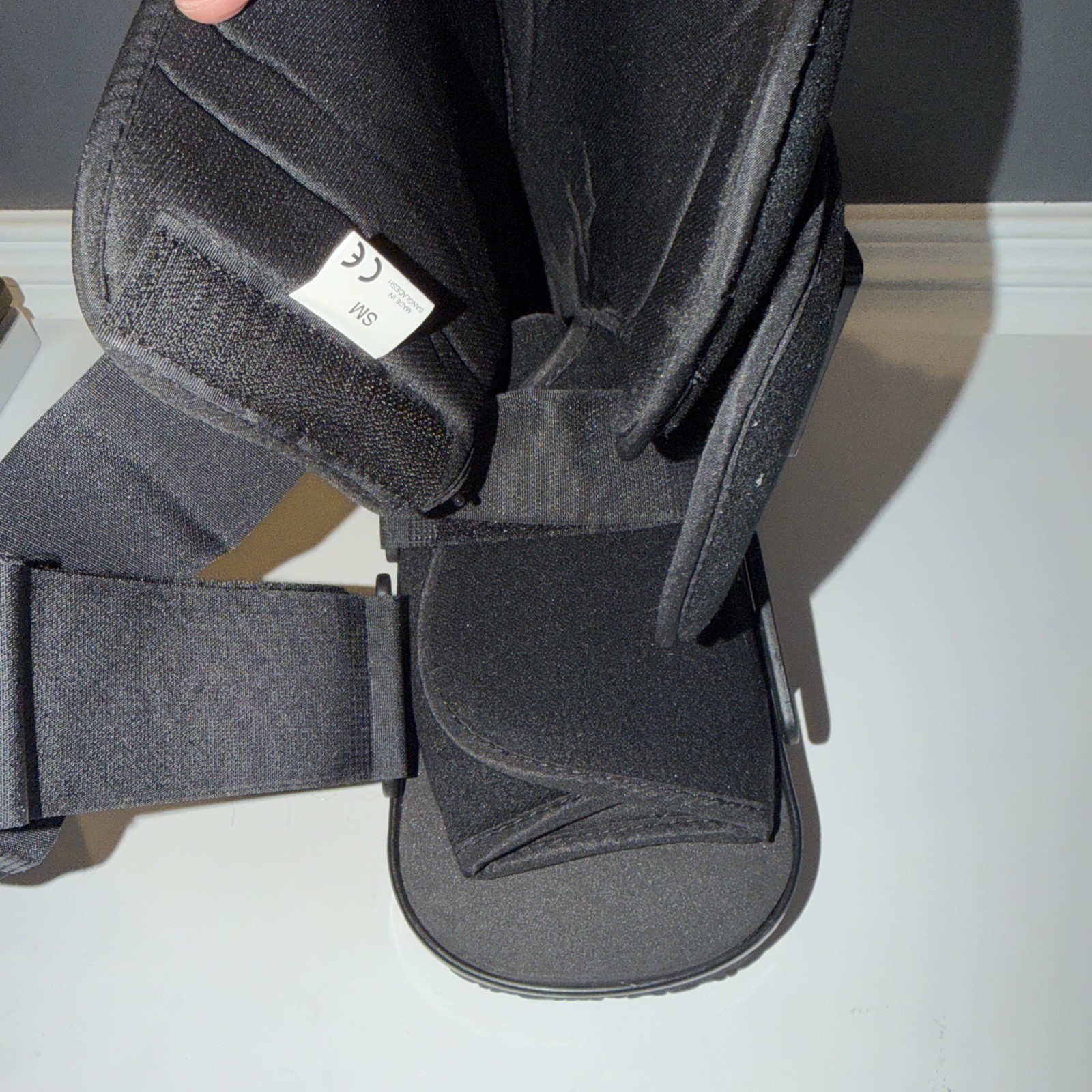 Ankle Fracture Boot Walk Cast Medical Non Air Walking Black Small Adjustable