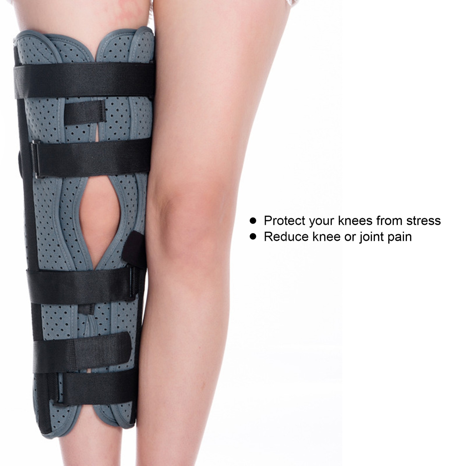 Adjust Knee Immobilizer Joint Pain Relief Knee Splint Leg Support Brace