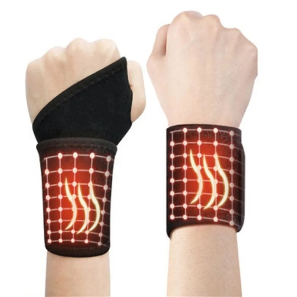 Magnetic Wrist Support Brace Strap Pain Relief Wristband Tourmaline Self Heating