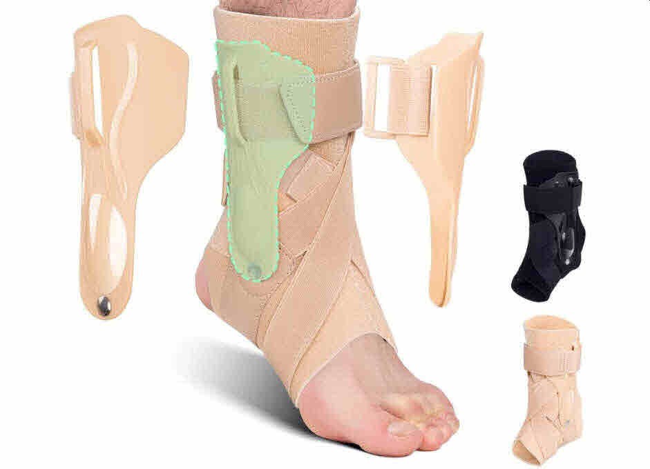 Ankle Support Brace with X-shaped Cross-fixing Compression Sleeve Ankle size Sm.