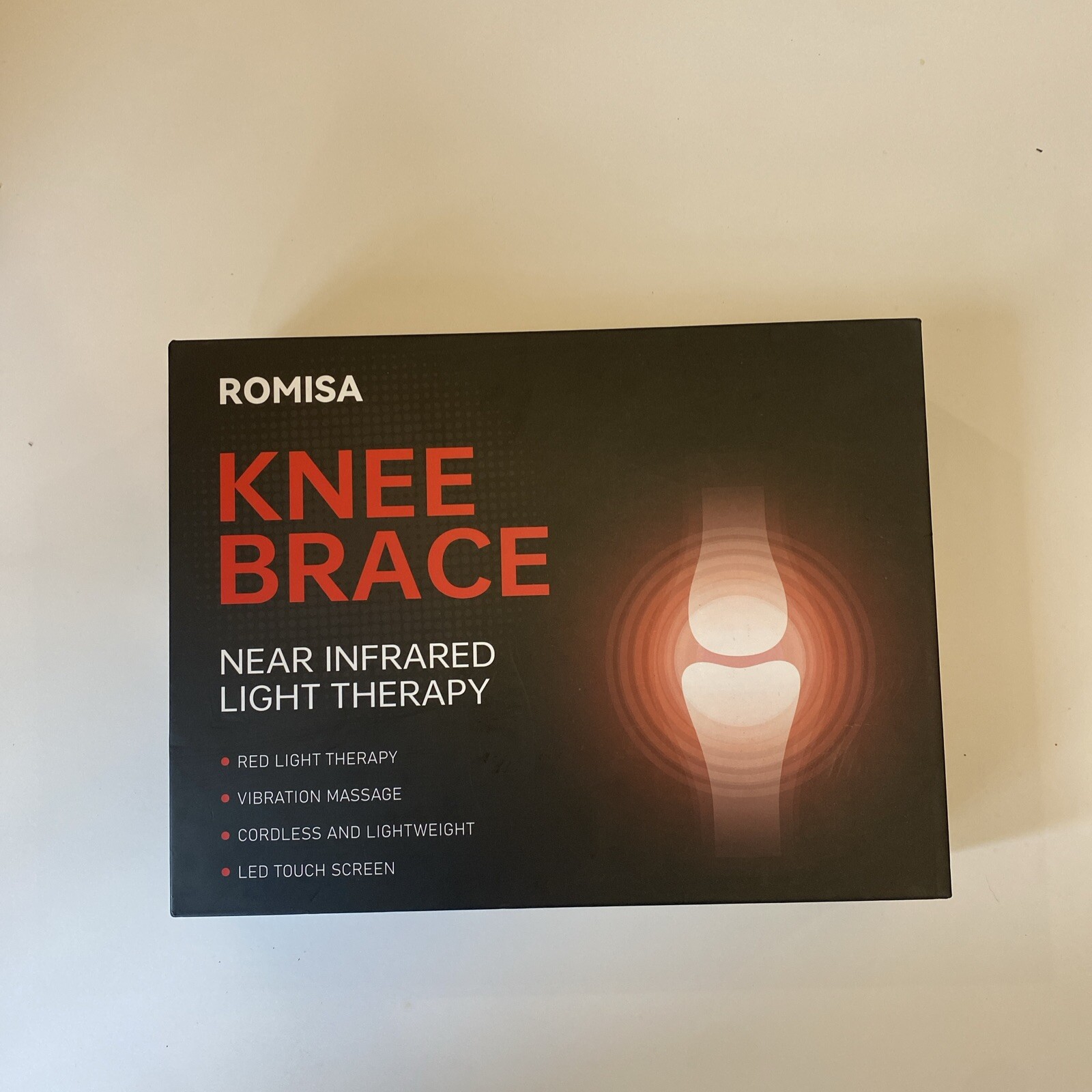 Red Light Therapy Knee Brace Vibration Knee Massage For Pain Relief (open box)