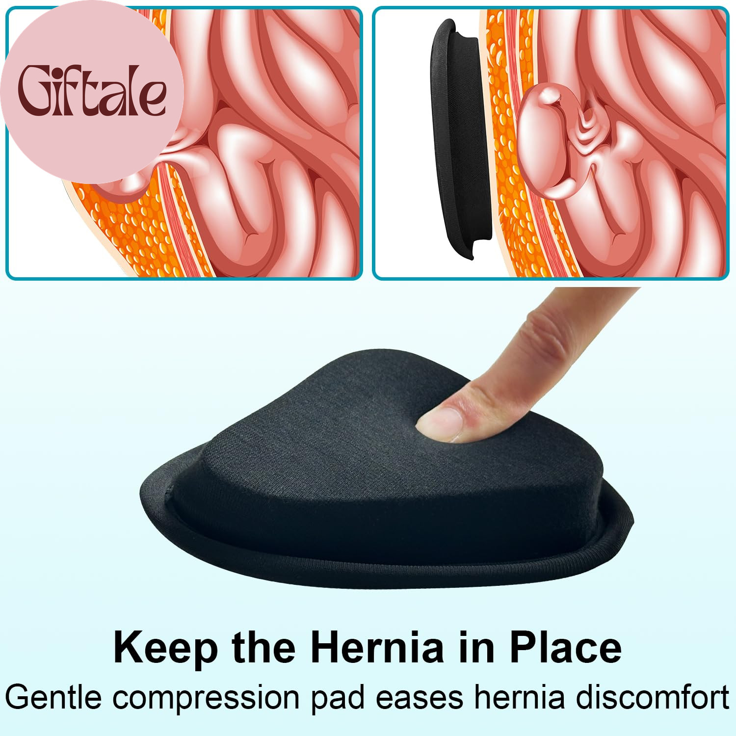 Universal Hernia Belt Truss for Men Women – Double/Bilateral Inguinal/Sports Her
