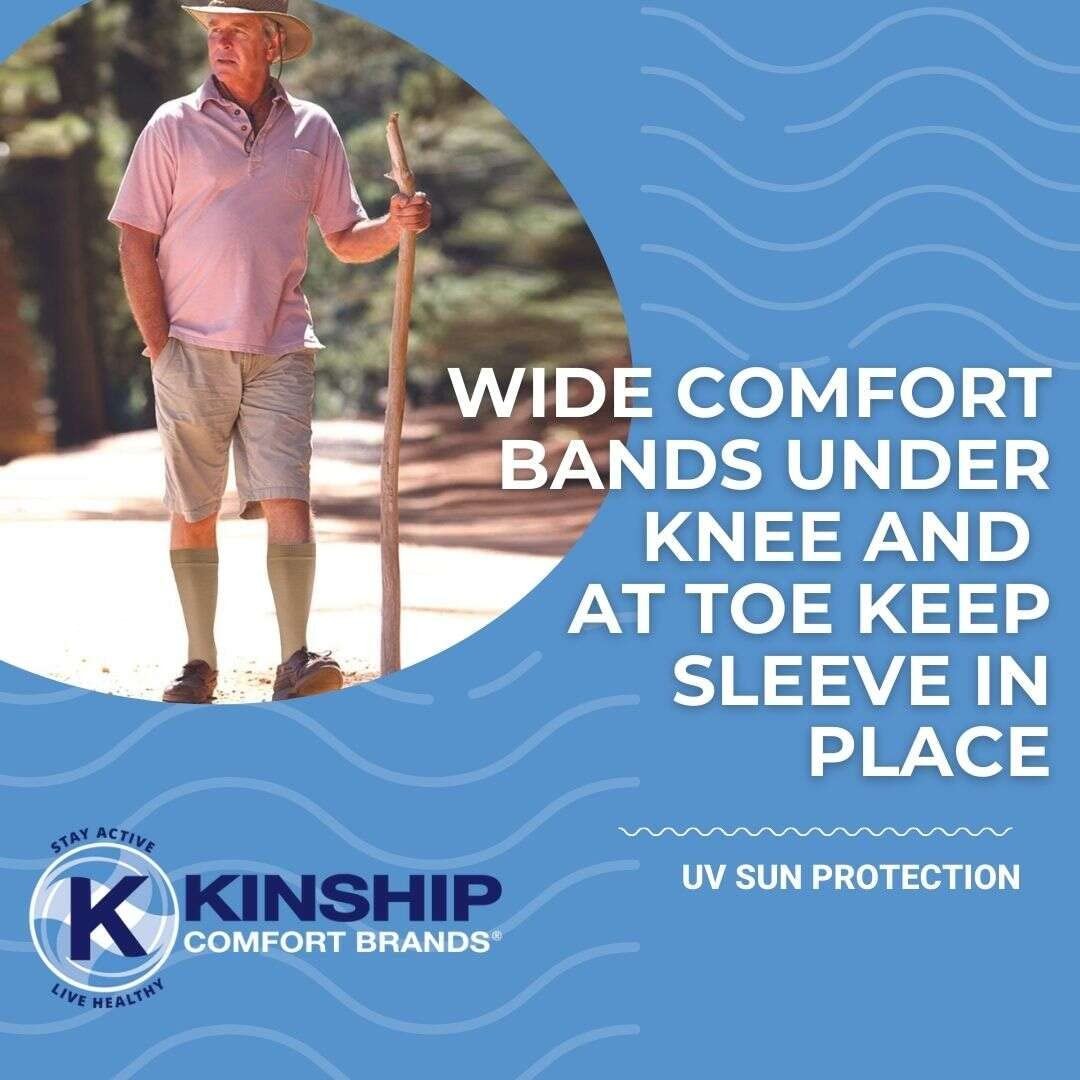 Leg Protector Sleeves for Elderly Thin Skin, Sun Protection, Men and Women, T…