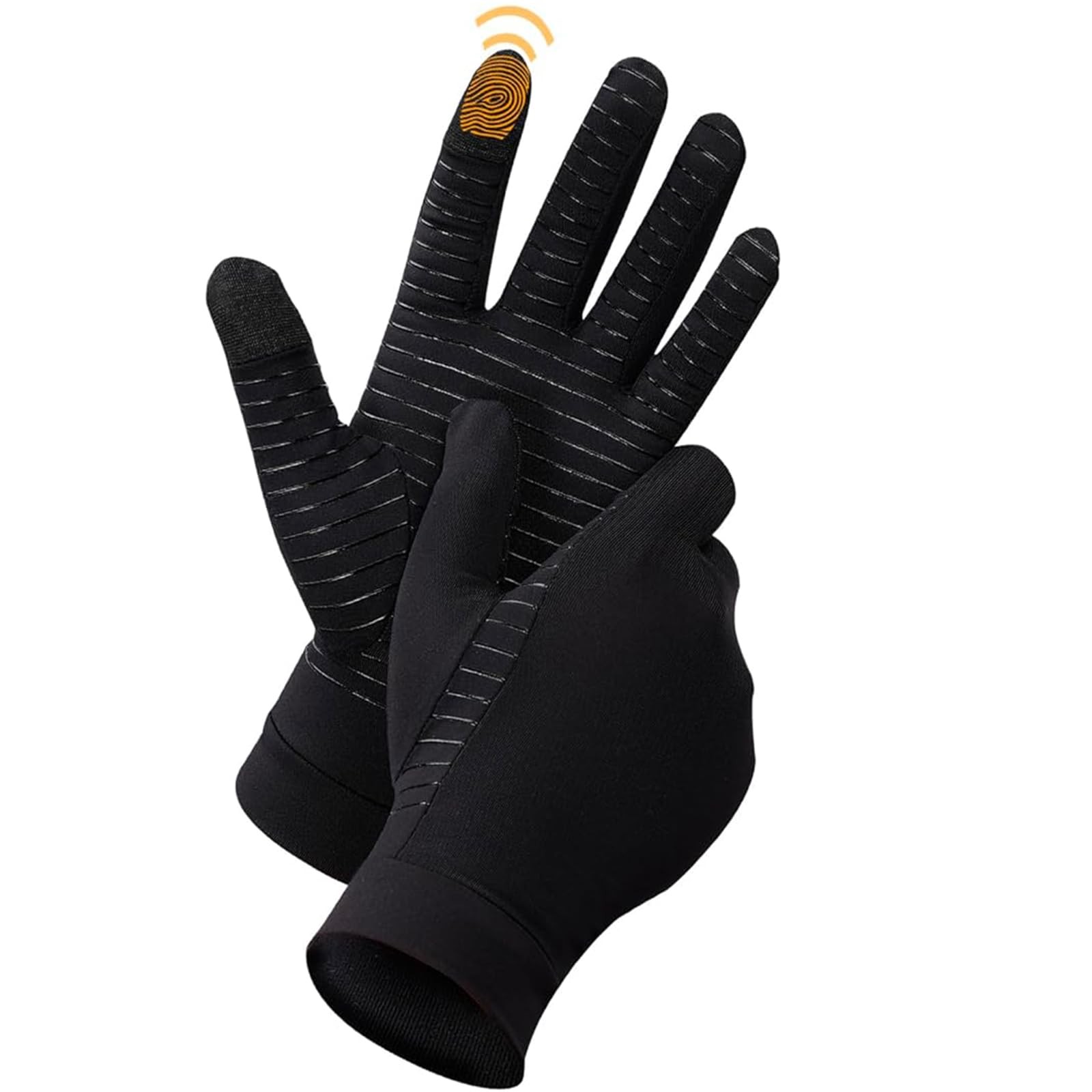 Copper Compression Gloves Full Finger Breathable Gloves for Carpal Tunnel