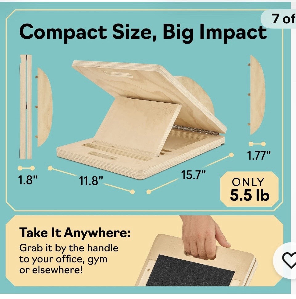 Slant Boards for Exercise, Stretching And Rehab – Compact, Board and Balance