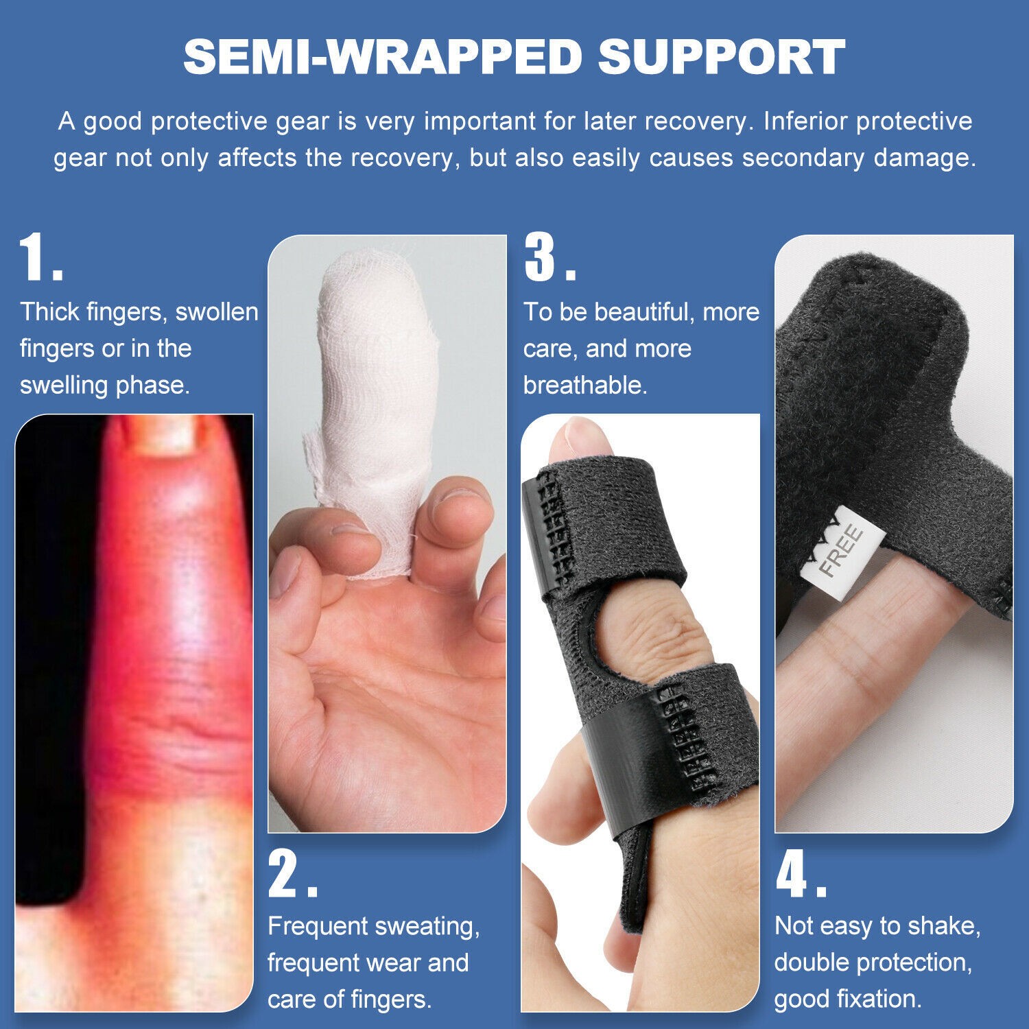 Adjustable Trigger Finger Splint Straightener Corrector Brace ,Support Protector