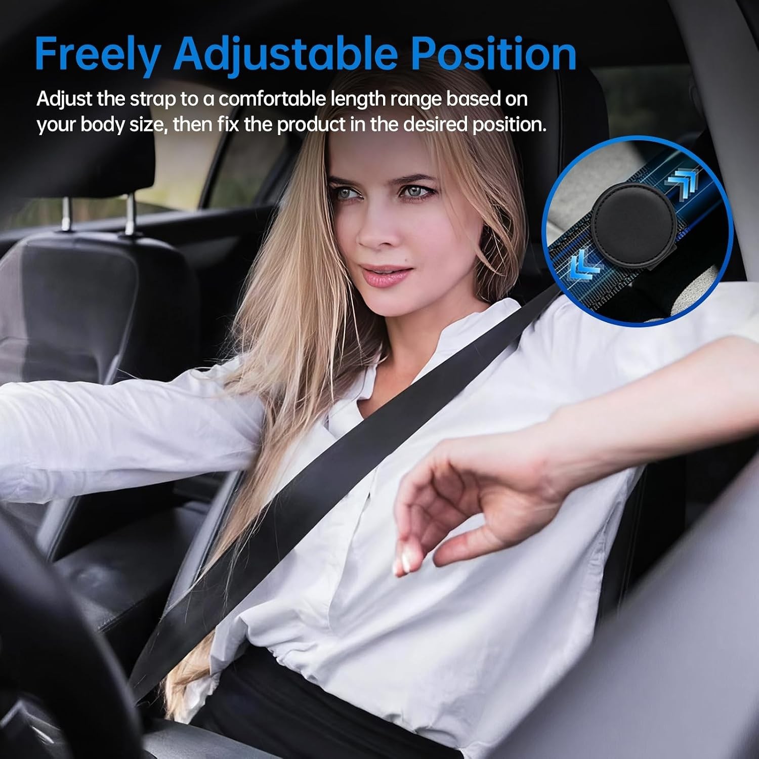 Magnetic Belt Clip Adjuster Shoulder Strap Positioners Relieves Neck & Should…