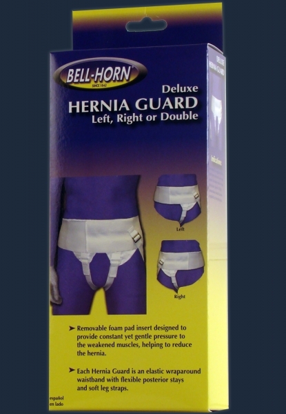 Hernia Double Guard Belt Support Crotch Gradual Pressure Elastic Left Right NEW