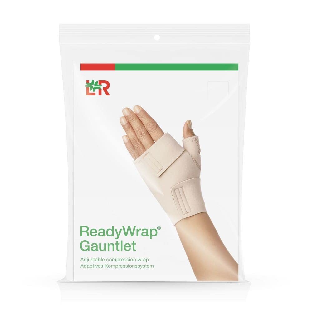 ReadyWrap Black Gauntlet Medium Left Compression Wrap