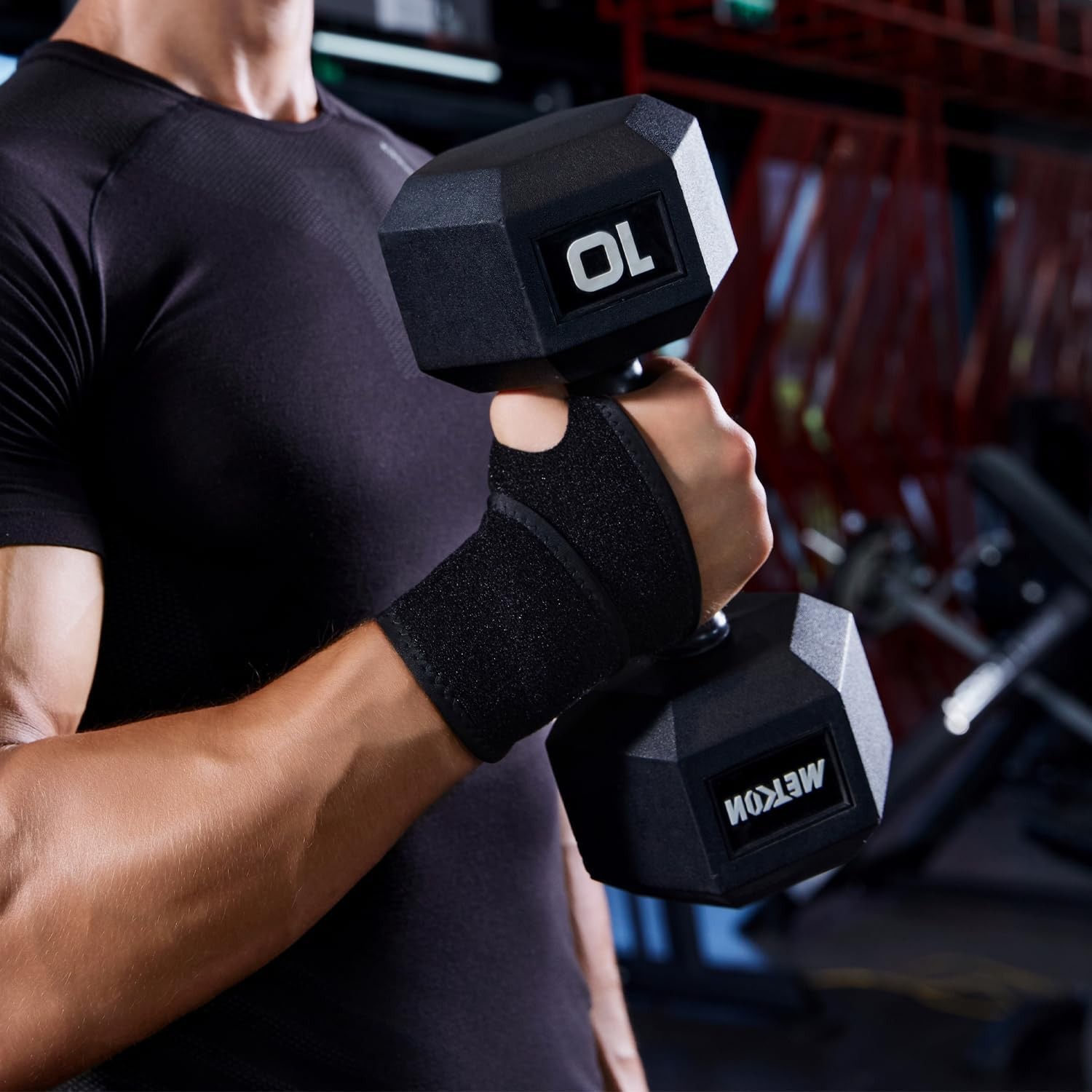 YUNYILAN 2-Pack Wrist Brace, Adjustable Compression Wraps for Carpal Tunnel