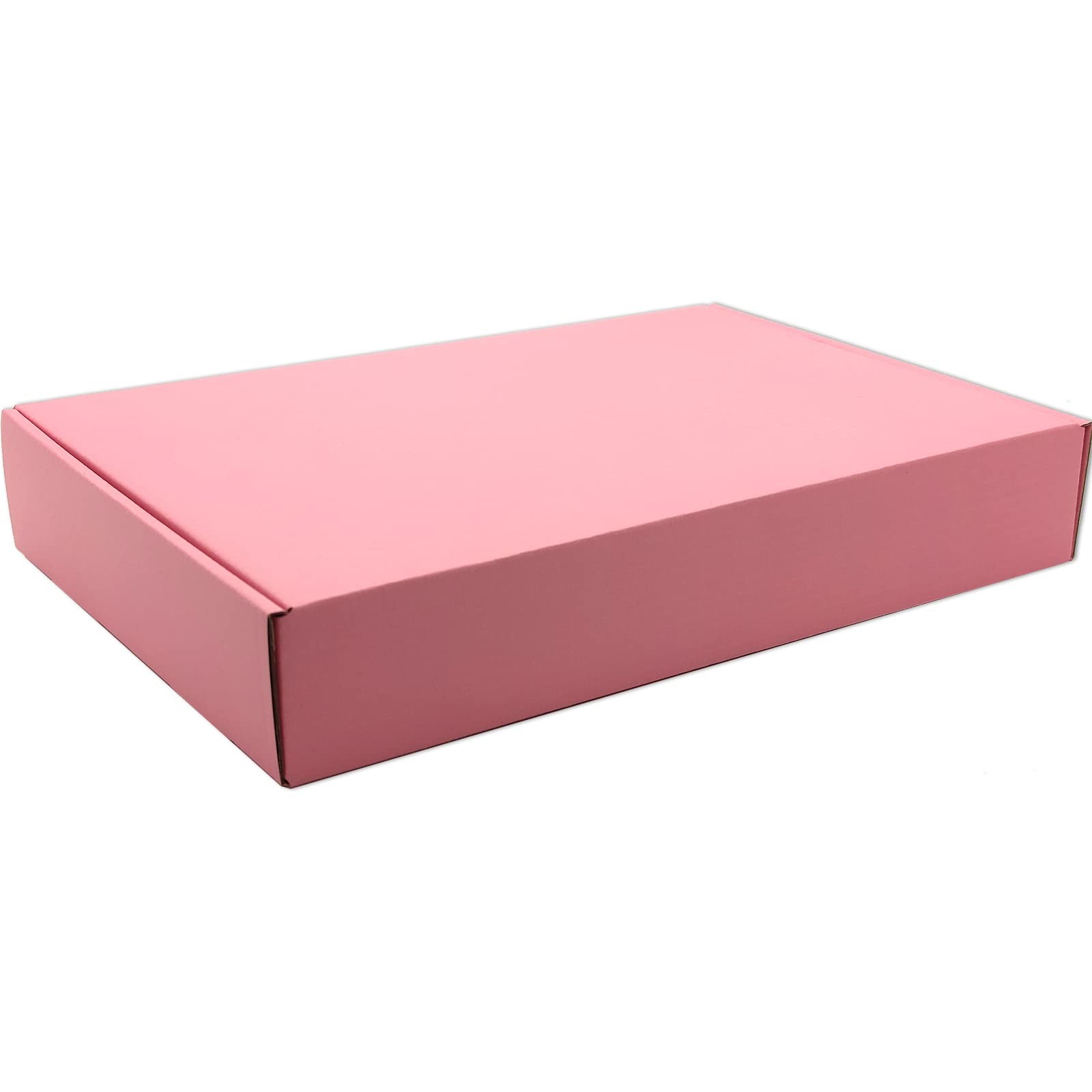 Small Pink Shipping Boxes for Small Business Pack of 30-11x8x2 inches Cardboa…