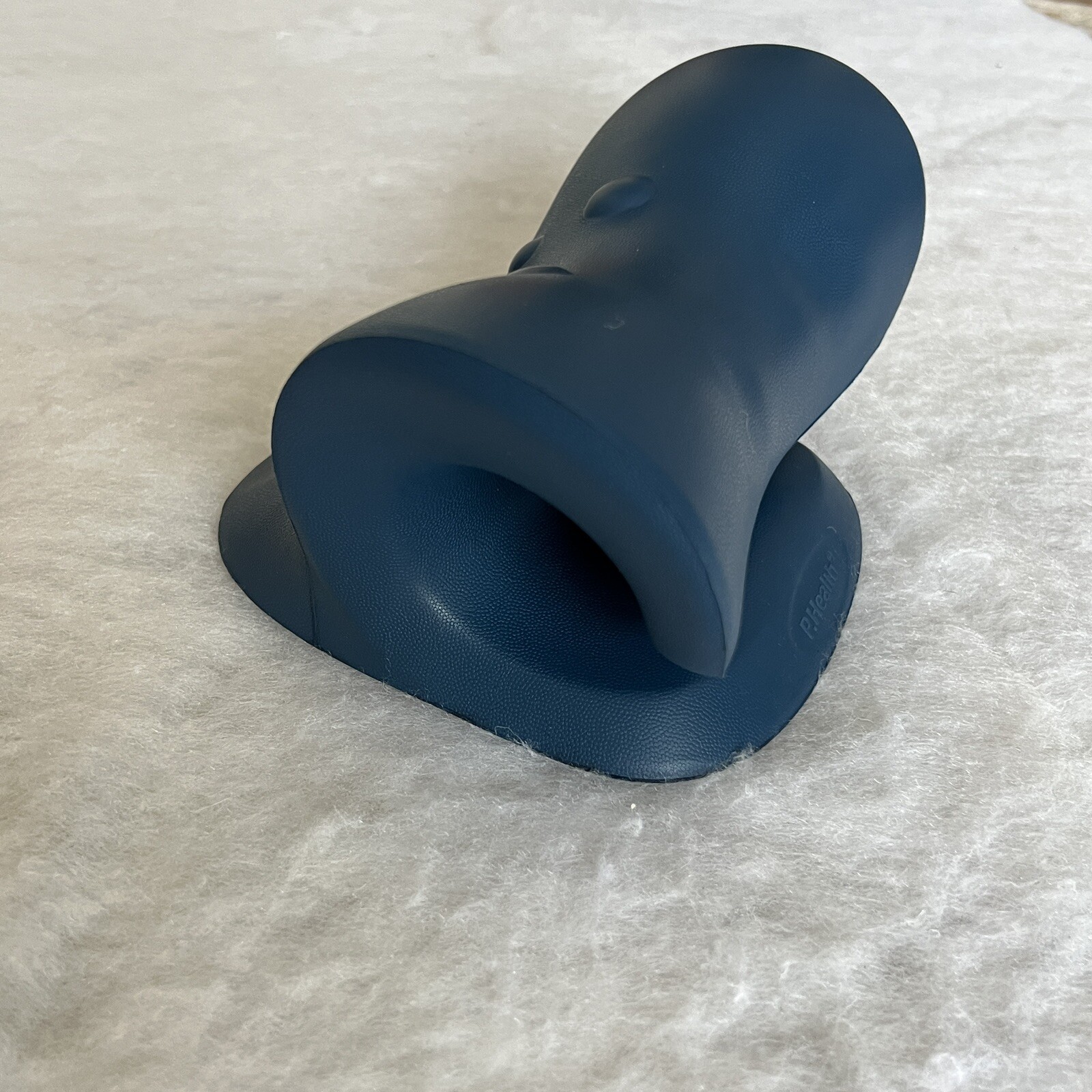 P. HEALTH NECK & SHOULDER RELAXER CHIROPRACTIC MEMORY FOAM PILLOW DARK BLUE