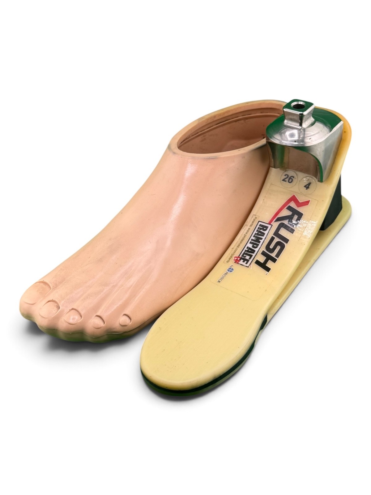 Rush rampage LP Prosthetic Foot. Size 26. Category 4. Left. Great cond.