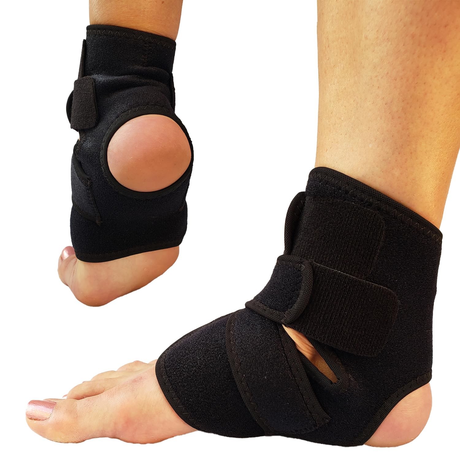 2pcs Adjustable Ankle Brace, Ankle Stabilizer for Compression & Pain Relief USA
