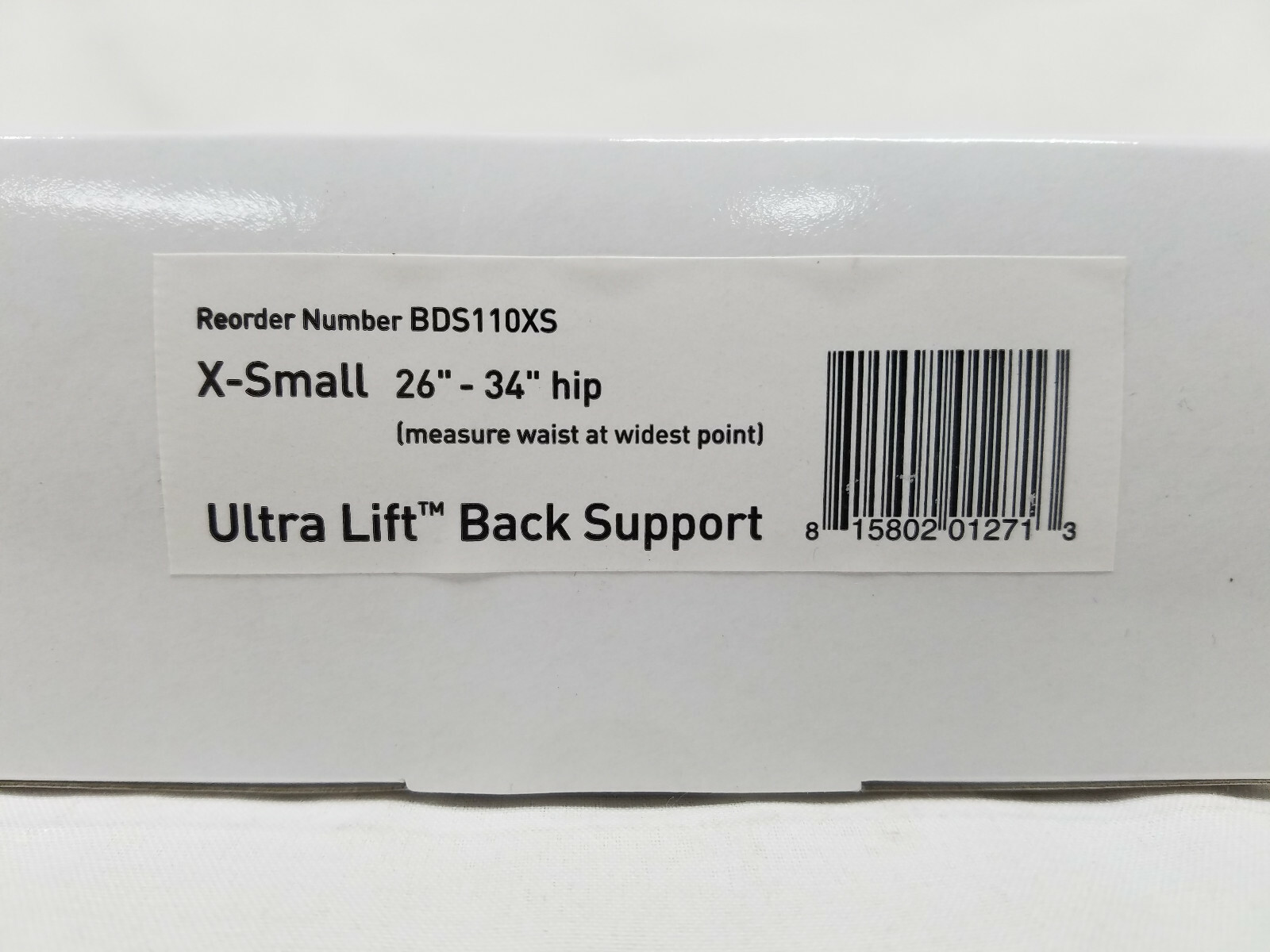 Body Med Ultra Lift Back Support Brace Choose a Size XS Regular XL