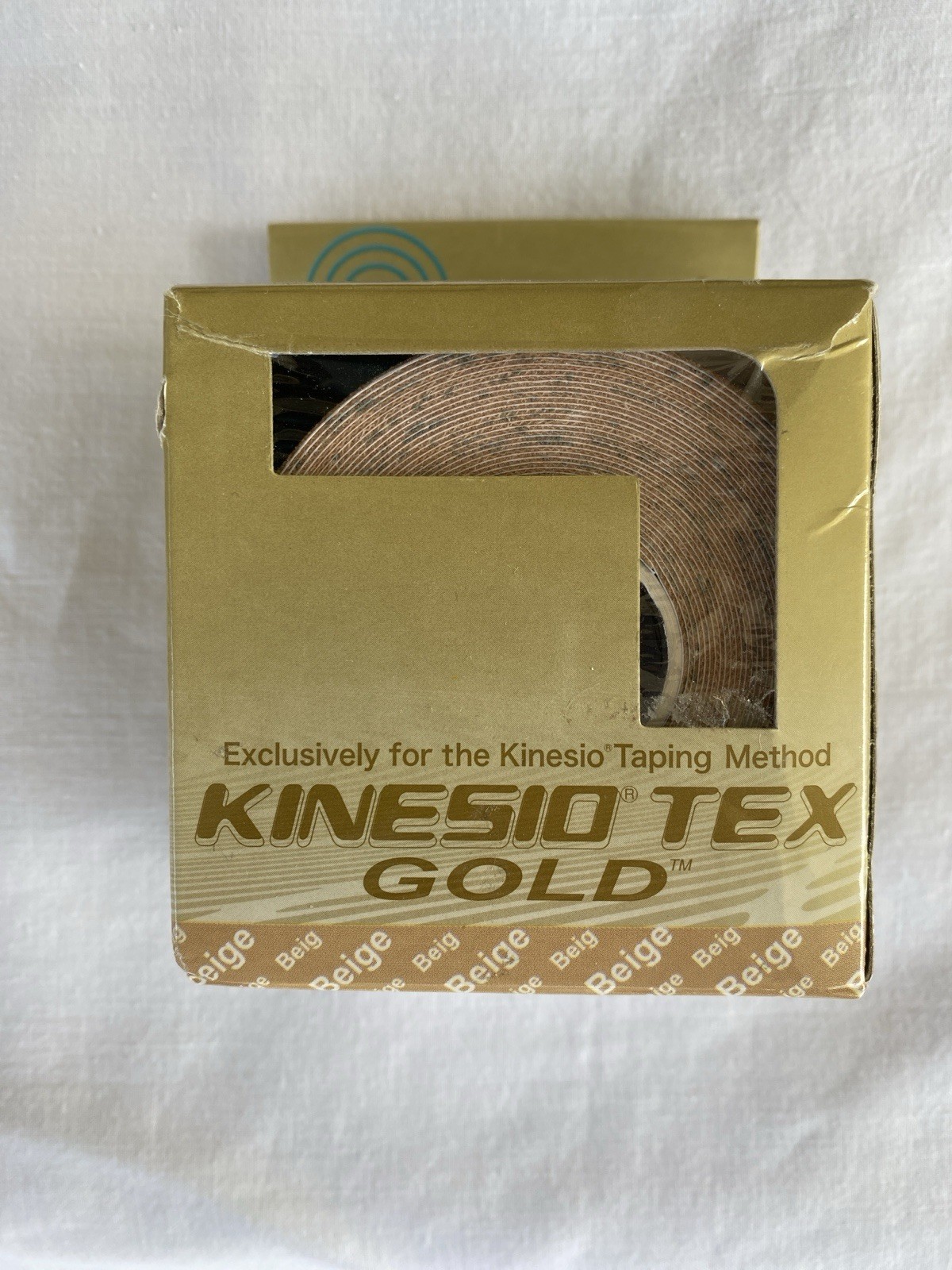 NEW Kinesio Tex Gold GKT15024 Kinesiology Tape 5cm x 5m Beige Therapeutic Taping