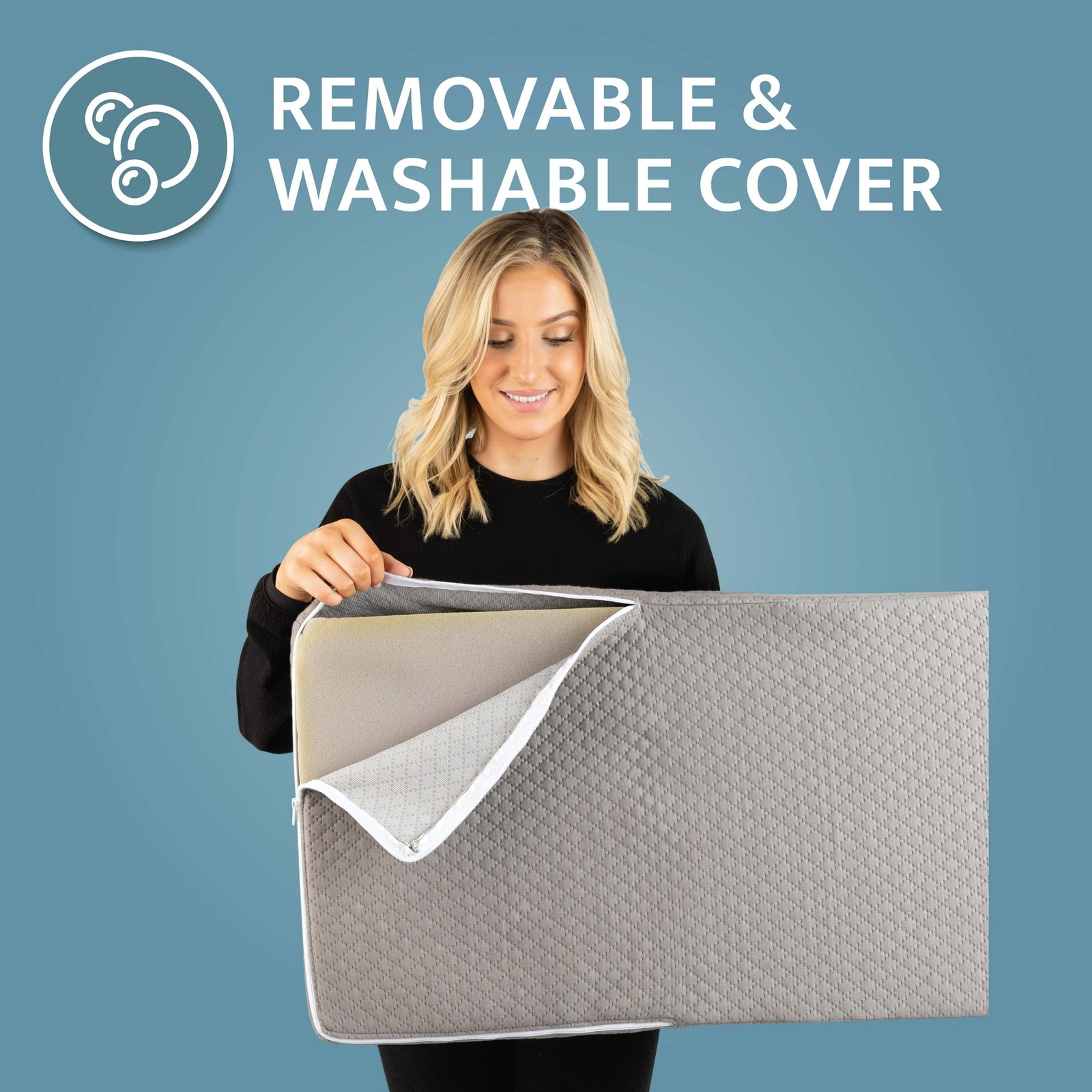 Leg Elevation Pillow Double Leg Wedge for Post-Surgery Support