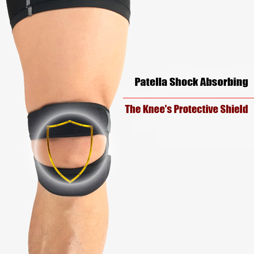 Double Patella Knee Support Strap Tendon Brace Stabilizer Tennis Pain Rellief US