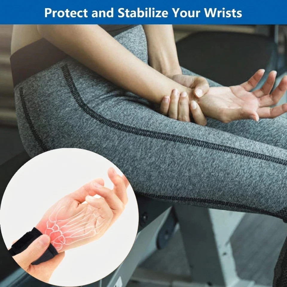 Wrist Support Brace Adjustable Wrap Strap for Left Right Hand Sports Gym