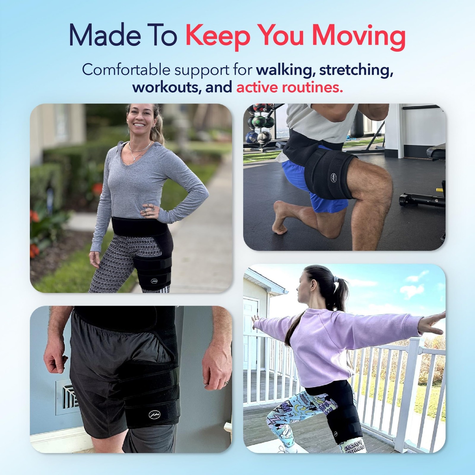Dr. Arthritis Hip Brace, Adjustable Sciatic Nerve Brace and Stabilizer for Pu…