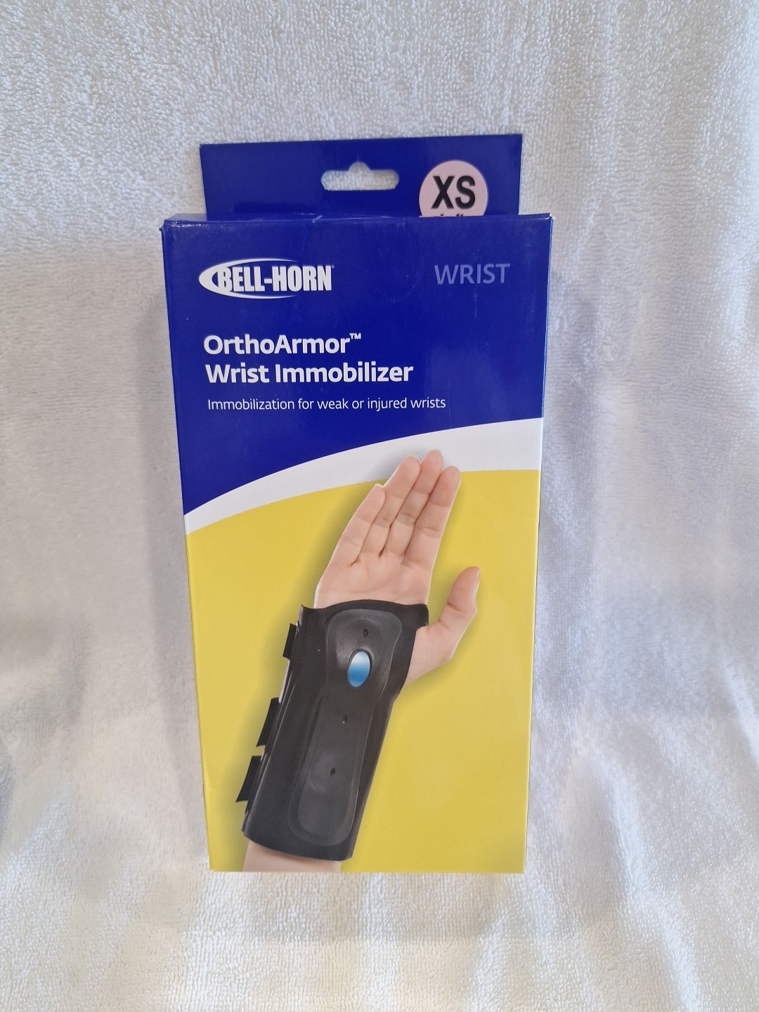 Bell-Horn – XS-LEFT – OrthoArmor Wrist Immobilizer for Weak or Injured Wrists