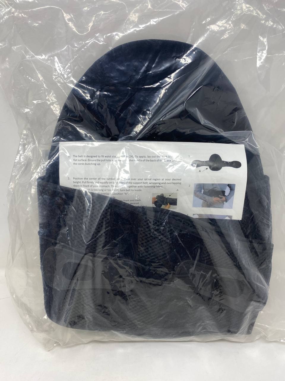 ISO Preferred Lumbar Back Brace VI – Black Posterior Panel (ISO-BA205), New