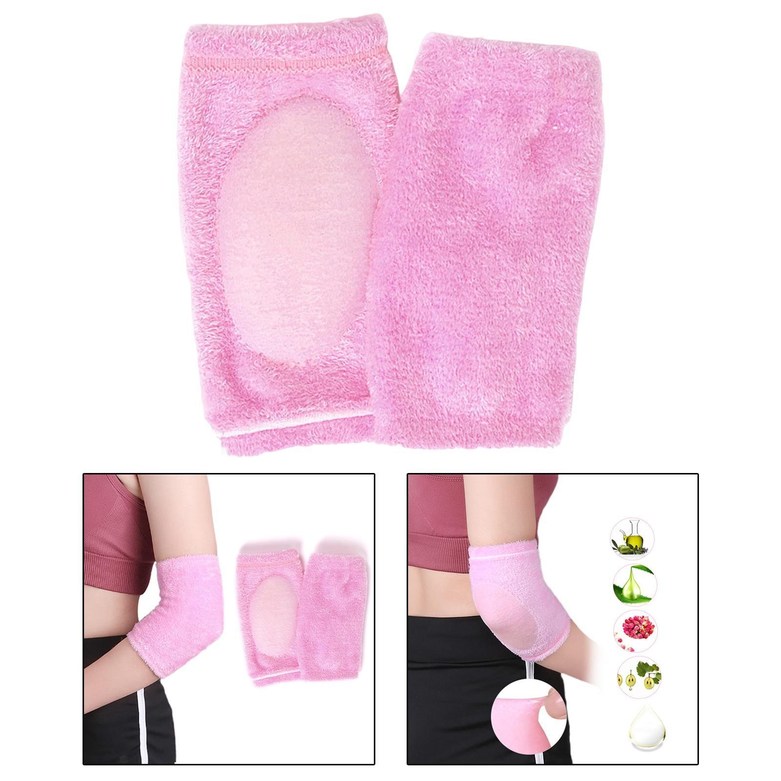 2x Moisturizing Gel Elbow Sleeve Elbow Brace Sports Support Brace for Home