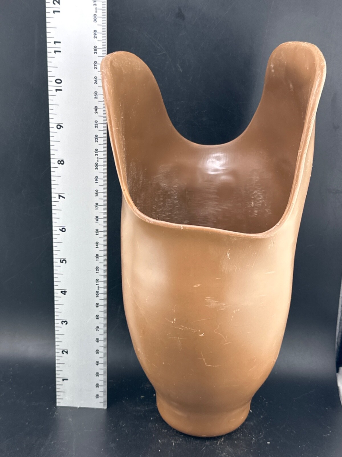 Below knee prosthetic socket. Not for medical use, left