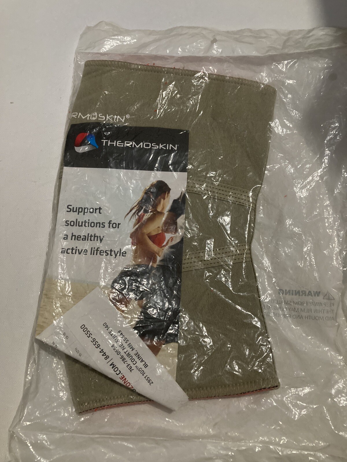 Natural Pain Relief Knee Support, Beige, New