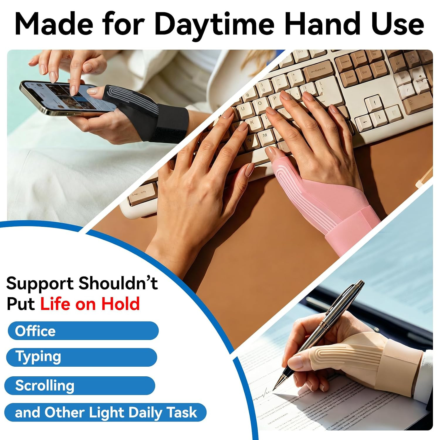 Wrist Thumb Brace Mommy Compression Stabilizer Waterproof Thumb Spica Splint …