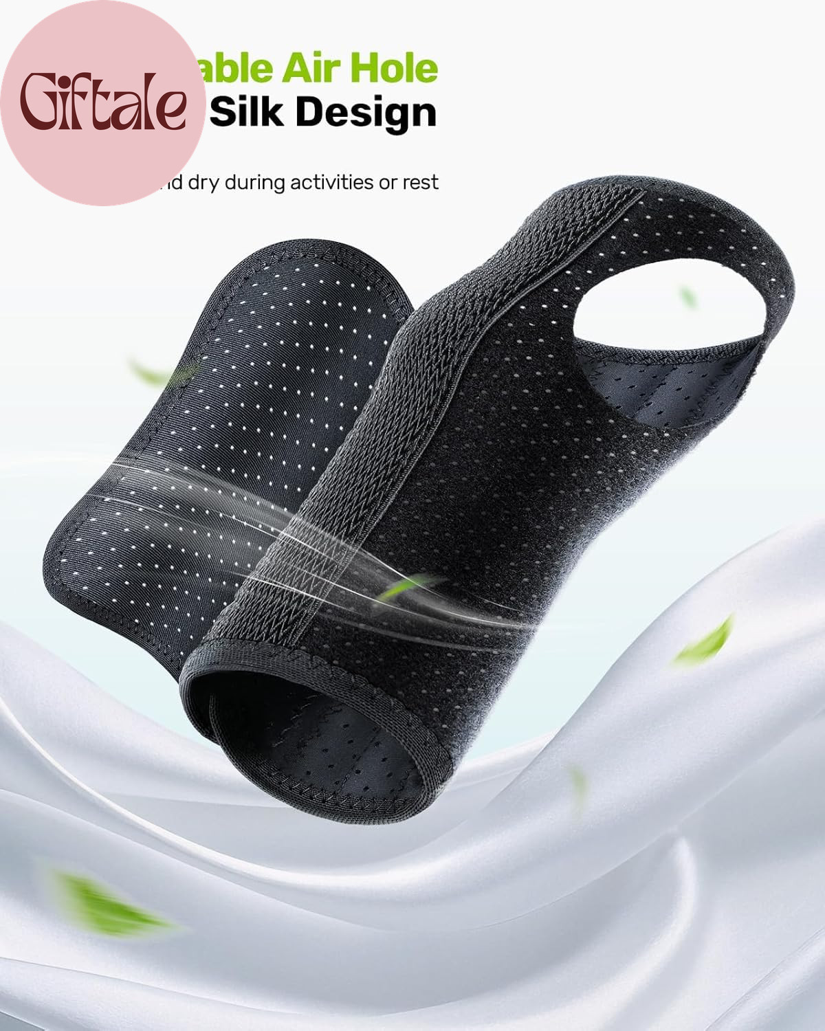 2 Pack Carpal Tunnel Wrist Braces, Adjustable Wrist Support Splint for Night Sle