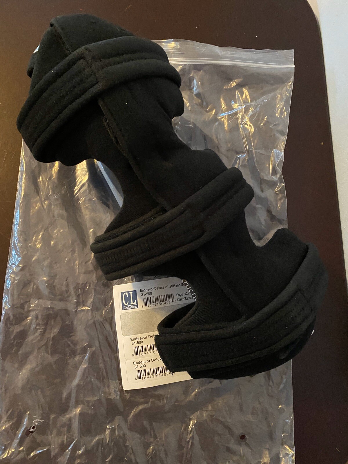 NEW Comfortland Medical Endeavor Deluxe Wrist/Hand Splint 31-500