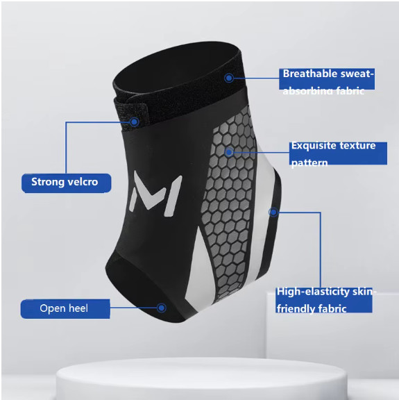 1-2pcs Ankle Protector Bandage Compression Foot Support Pain Relief Soccer