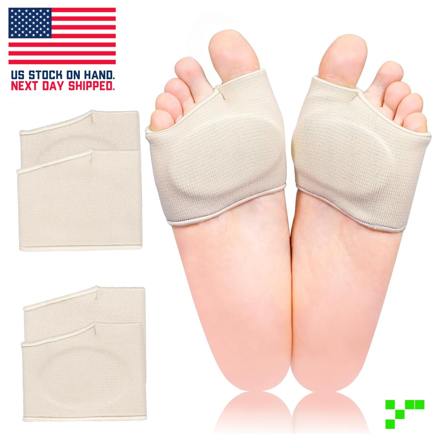 Metatarsal Gel Pads Women Men Gel Ball of Foot Cushions Socks Feet Pain Relief