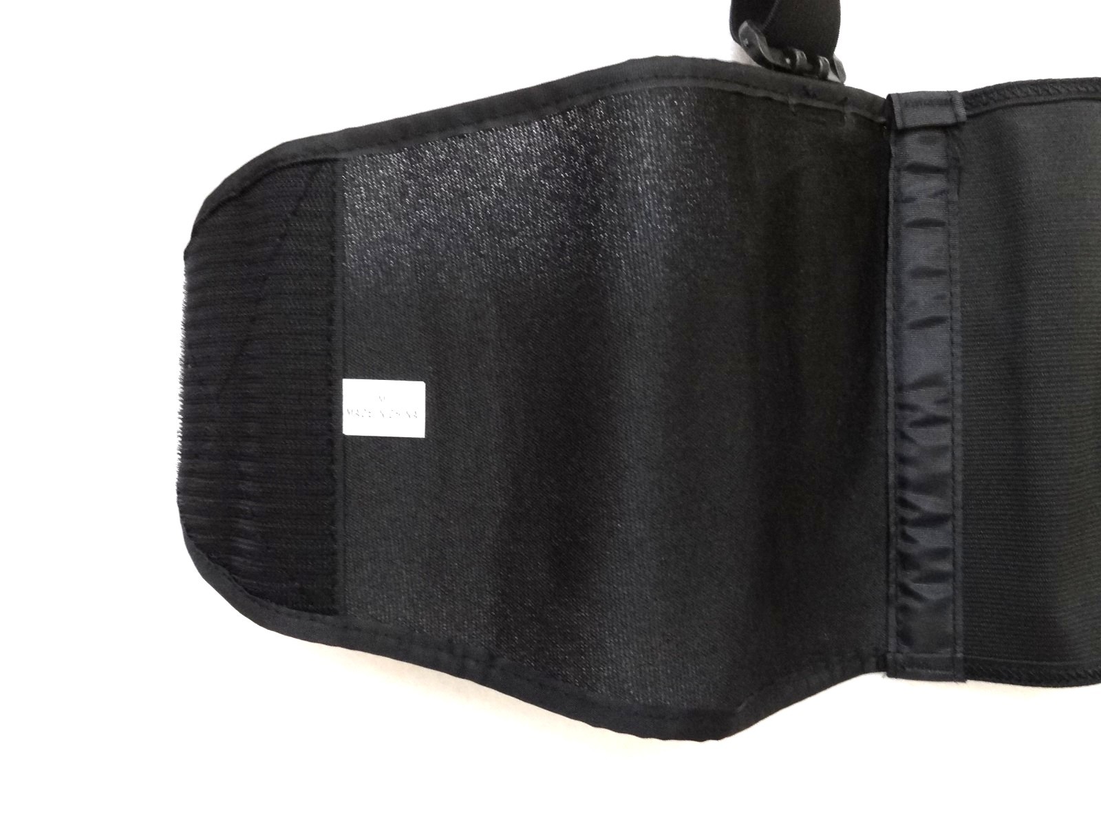Impact 7389M Economy Back Support with Suspenders Sz. M ~ Black 5″W x 3″D x 8″H