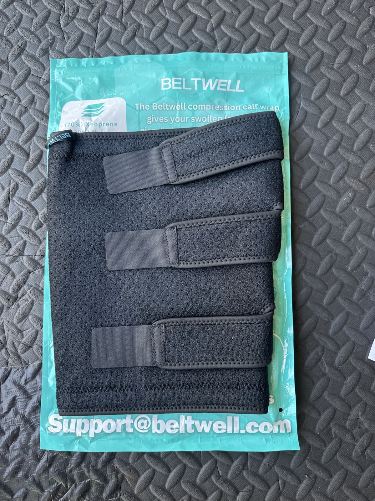 Beltwell Adjustable Calf Compression Wrap Lymphedema Edema Circulation Pain XL