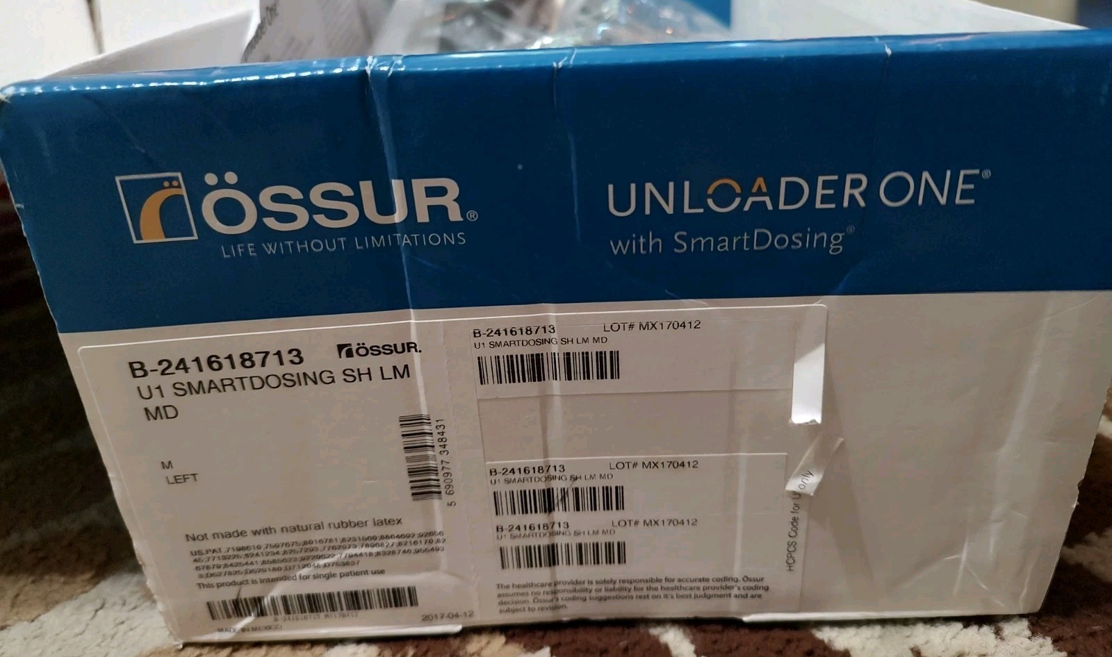 OSSUR Unloader U1 SMARTDOSING SH LM MD B-241618713 BOA SYSTEM