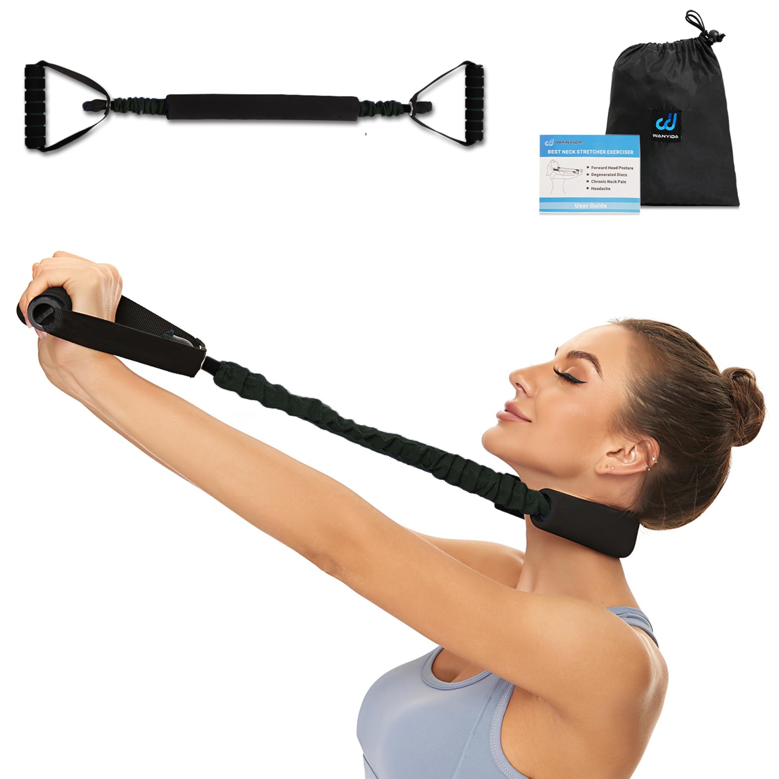 Portable Neck Stretcher for Pain Relief | Cervical Traction Device for Alignment