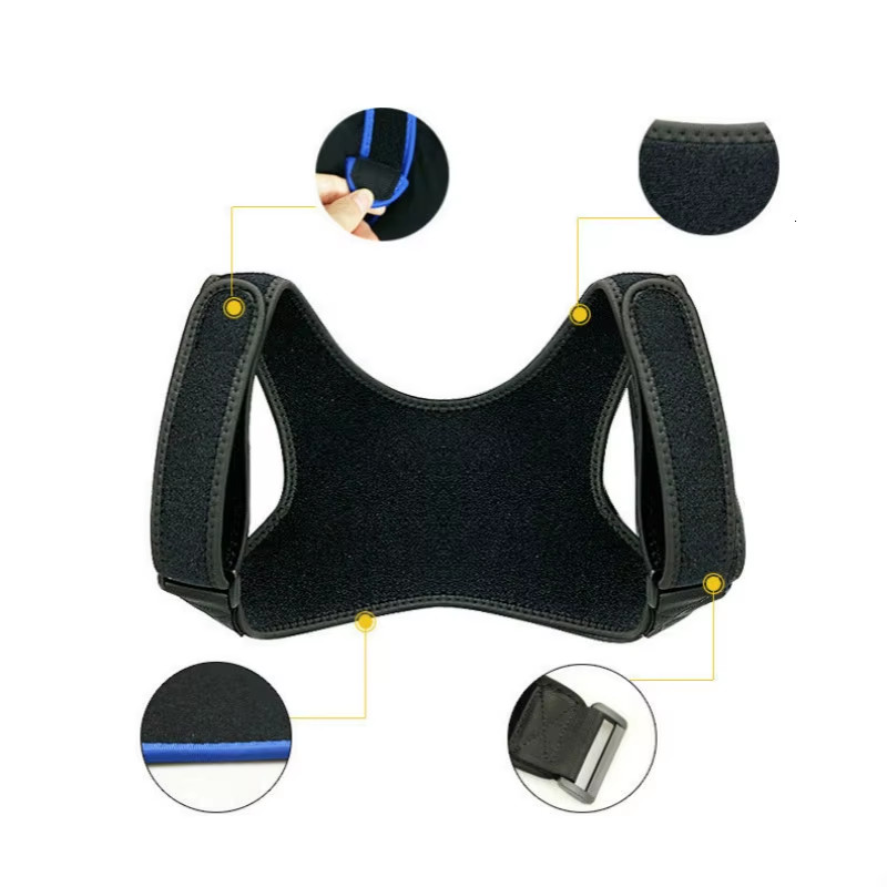 Adjustable Back Posture Corrector Neck Back Support Belt Spine Shoulder Brace