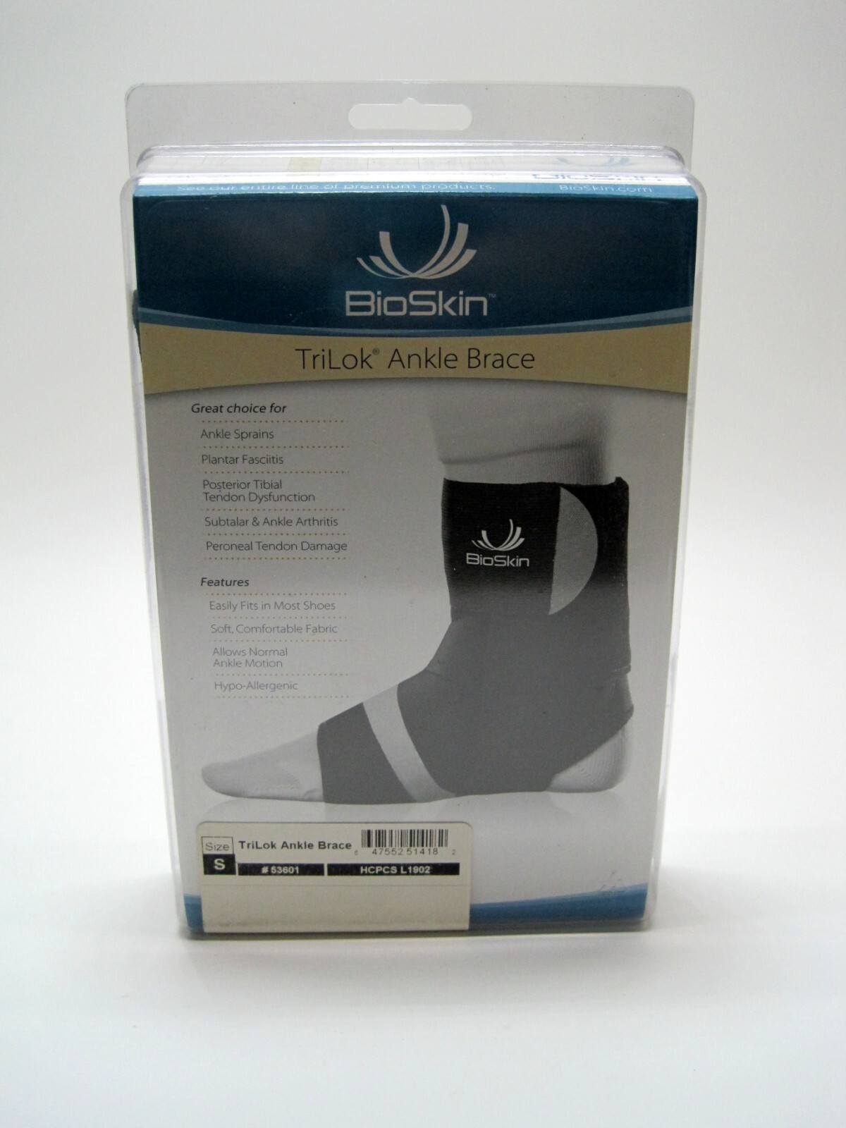 Bio Skin TriLok Foot and Ankle Control System Size S Small