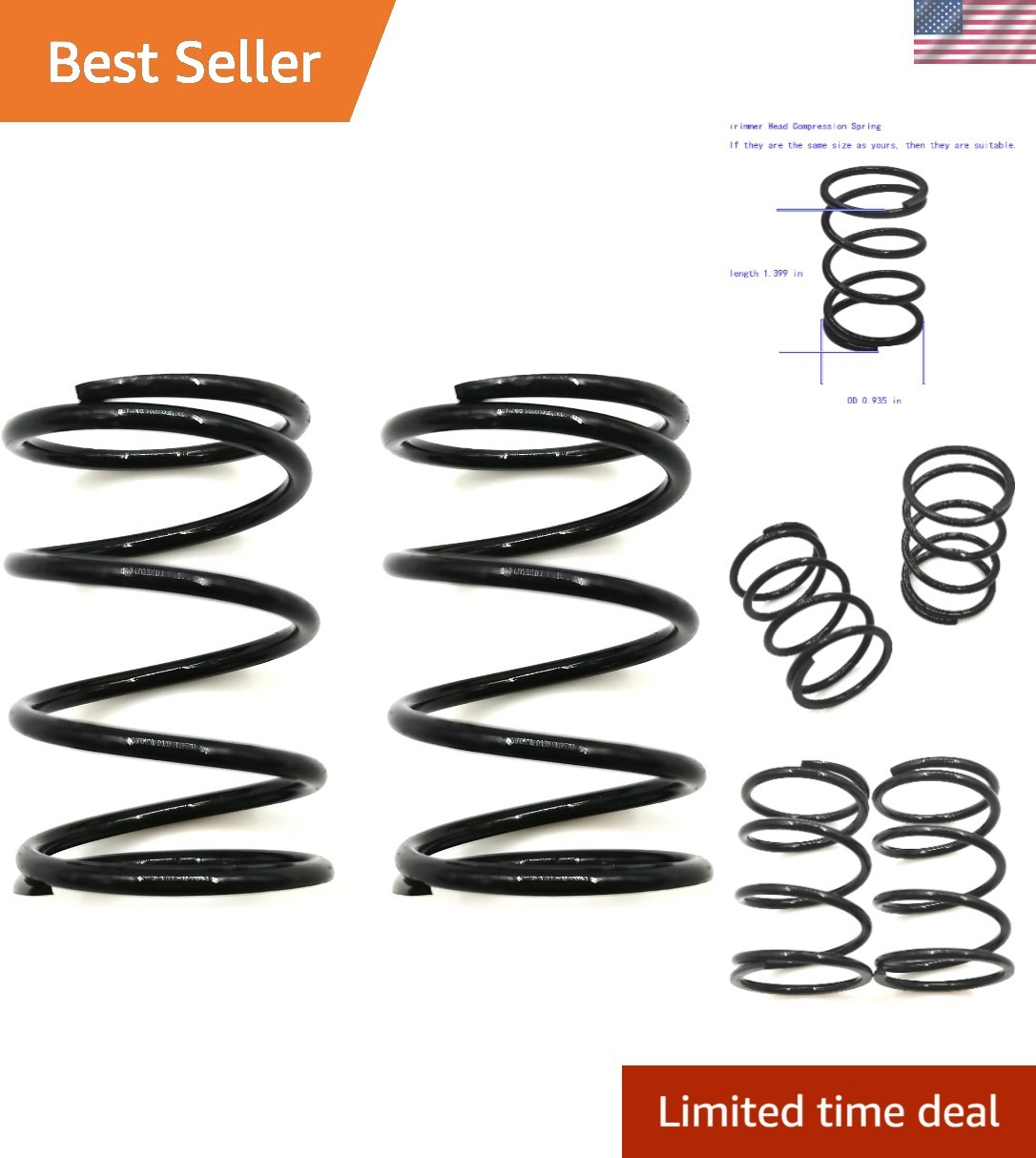 Versatile Compression Spring for EGO Trimmers – Compatible with Multiple Models