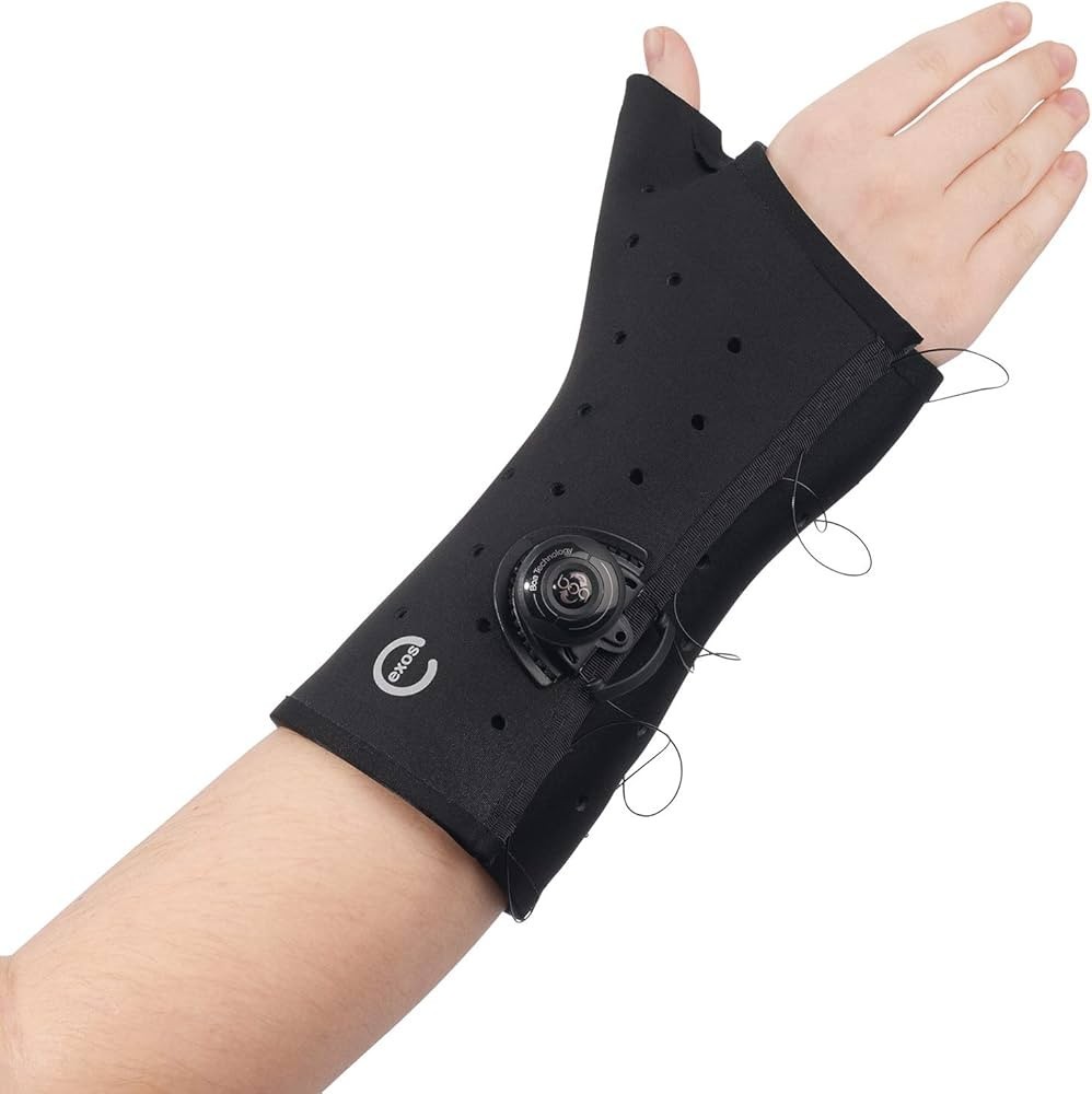 DJO Exos 231-52-1111 Long Thumb Spica W/Boa Black, Right, Medium, Brand New