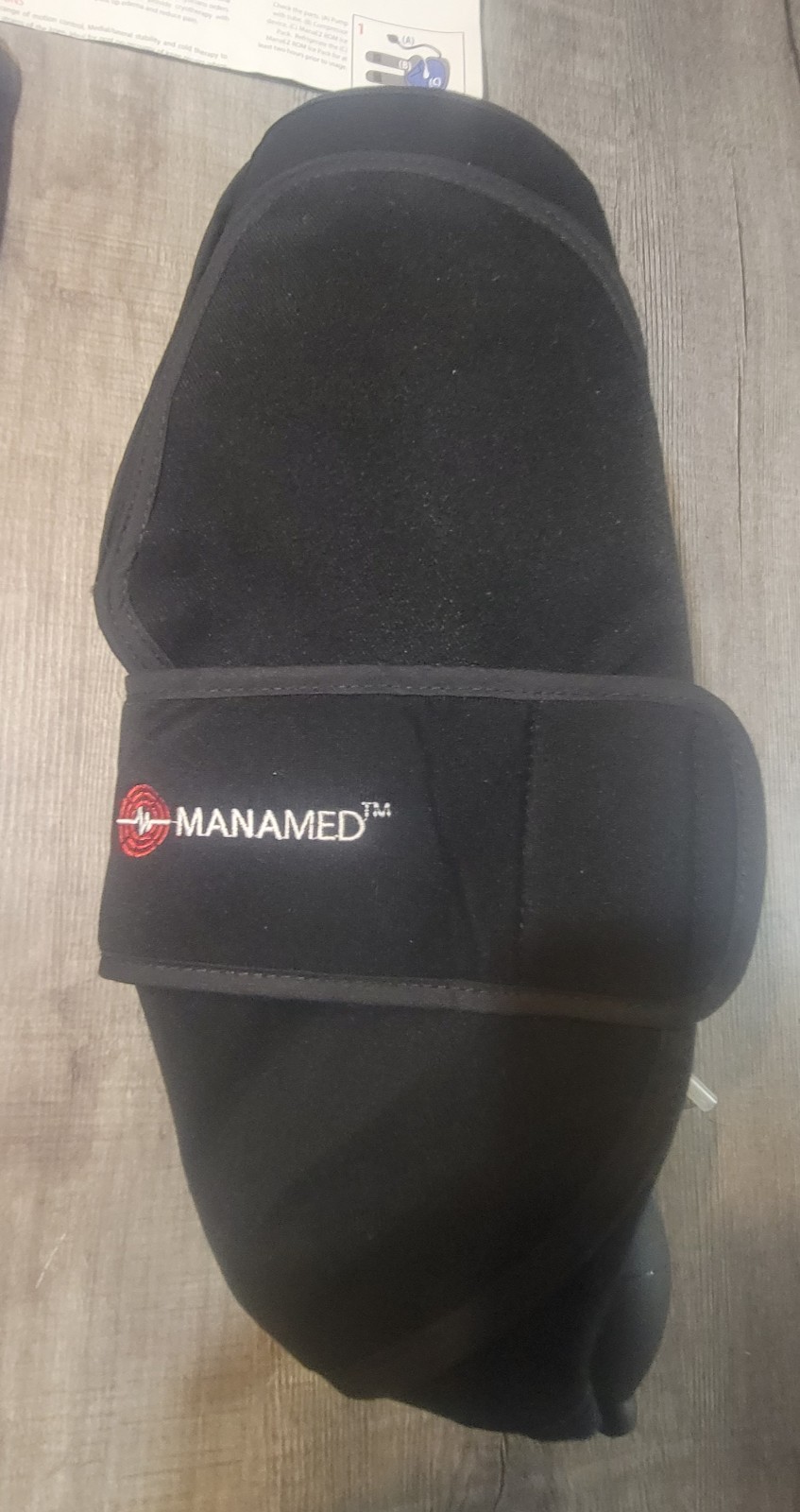 ManaMed EZ Rom Ice Knee Brace EZR001 L1833 Post-Op Adjustable w/Compression