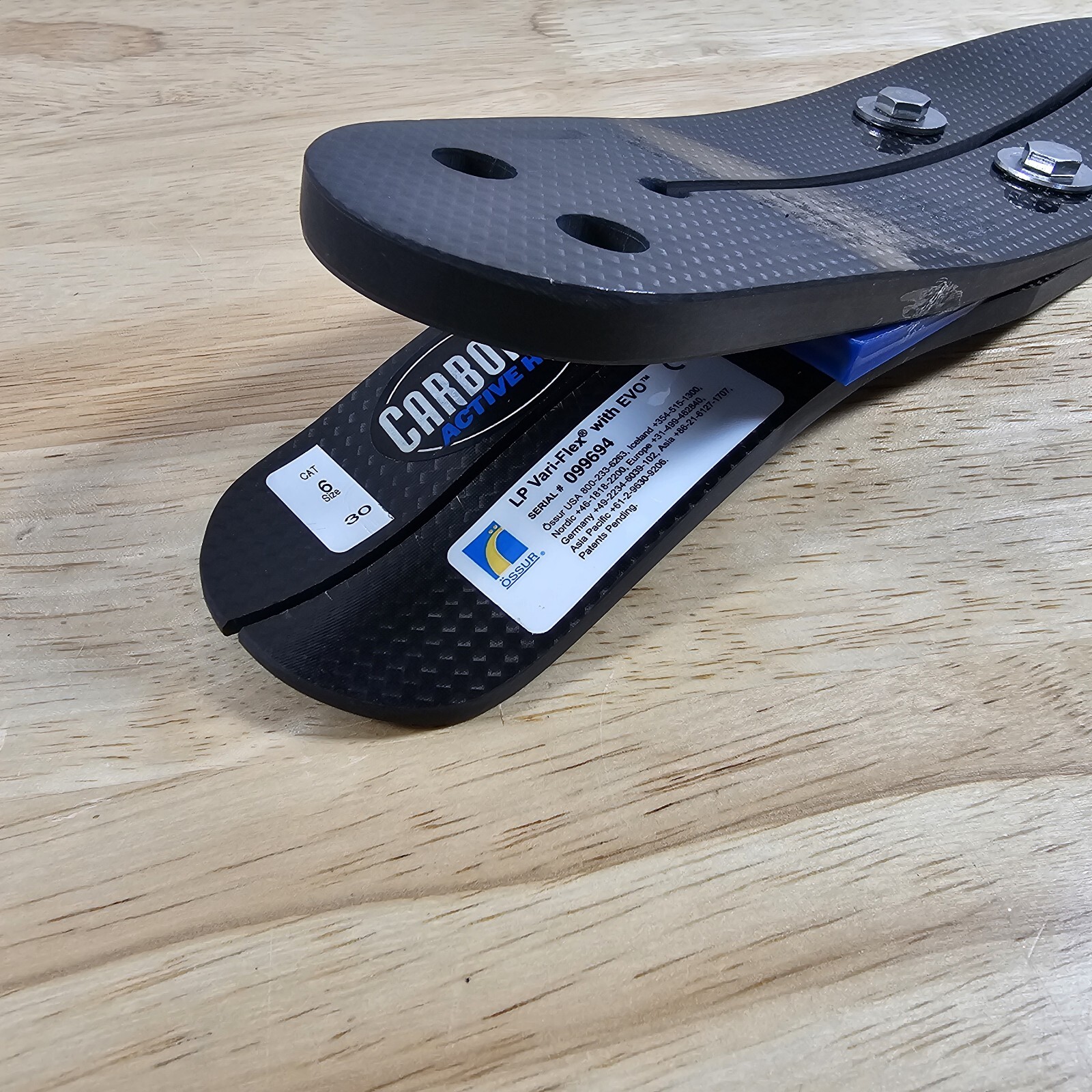 OSSUR LP VARI-FLEX with EVO LOW PROFILE PROSTHETIC FOOT Sz 30 / CAT 6