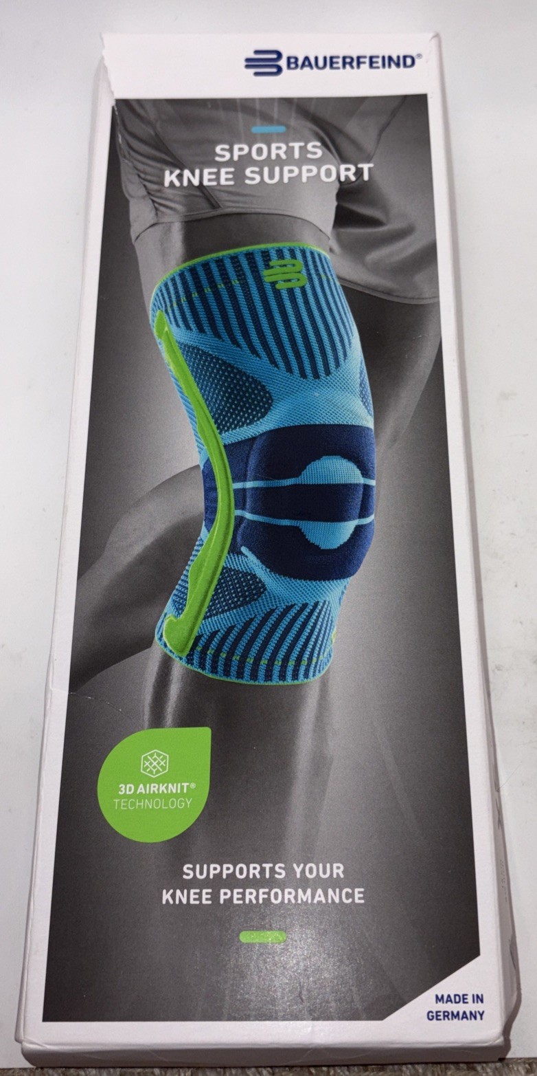 Bauerfeind Sports Knee Support Medium Black Brace Size M