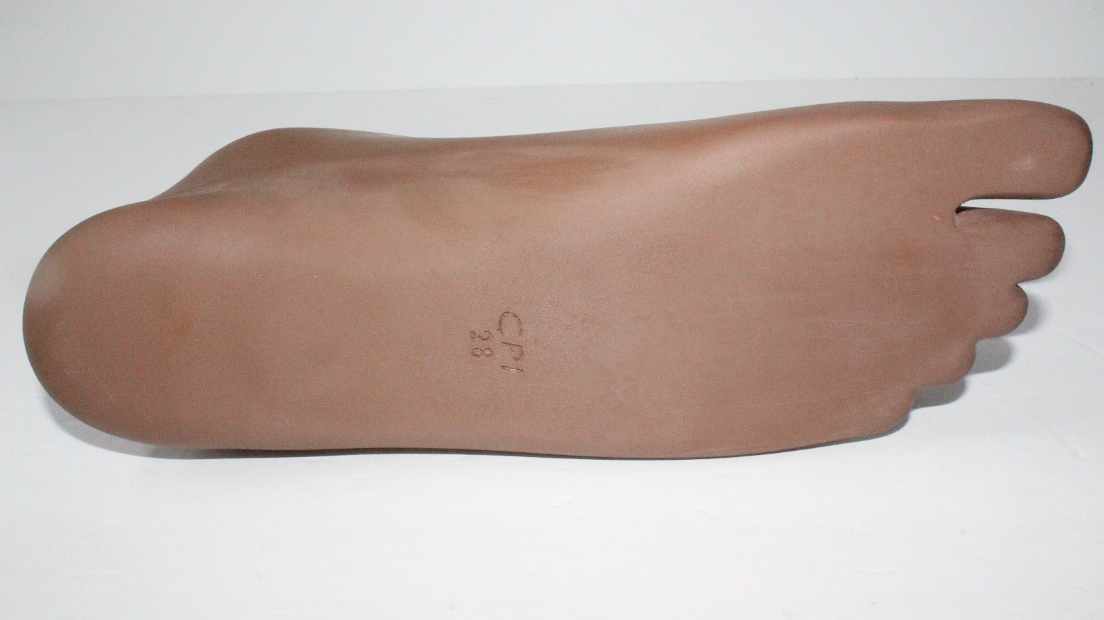 College Park Odyssey K2 Prosthetic Split Toe Foot Shell~ Sz 28 LEFT Brown