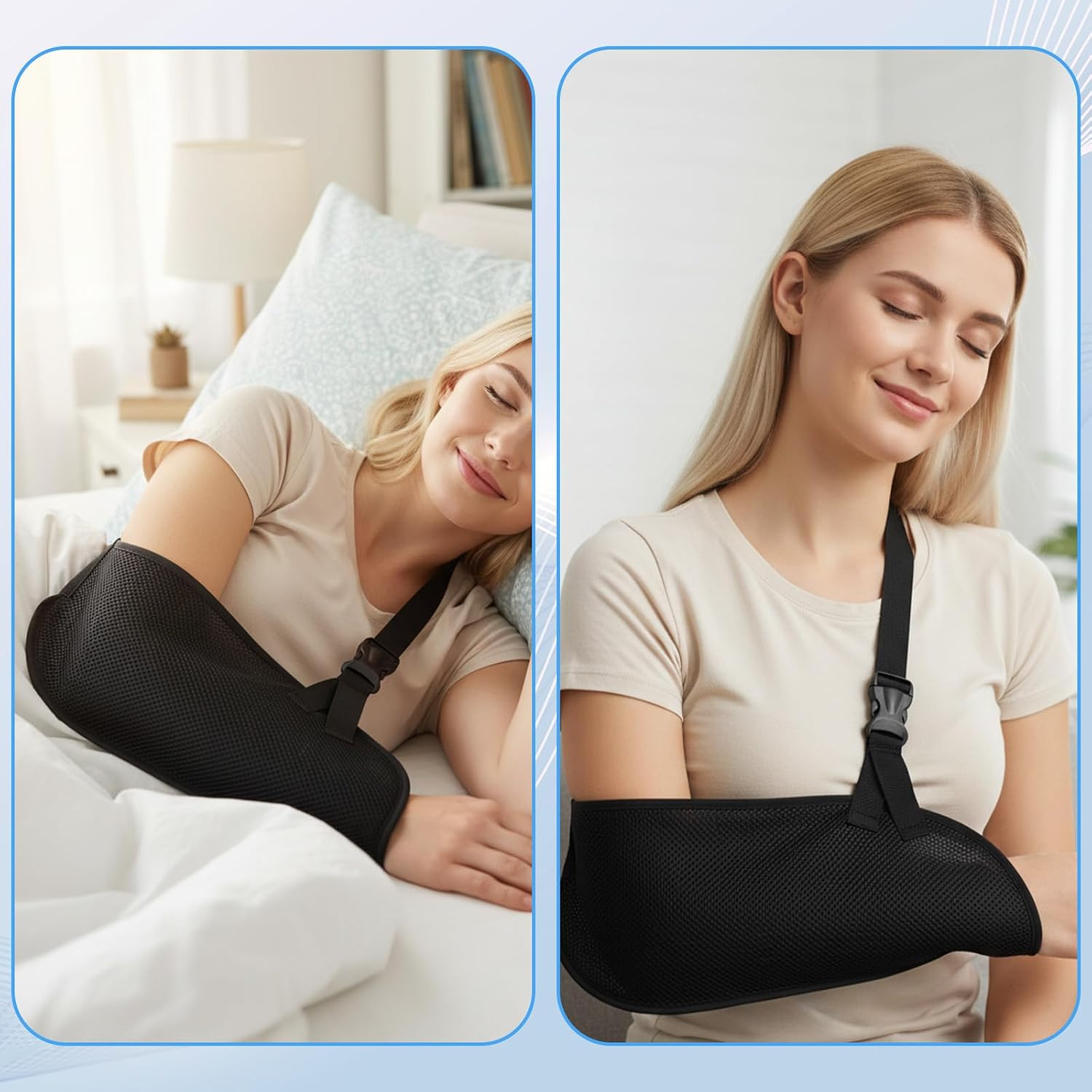 Arm Shoulder Sling Medical Shoulder Immobilizer, Arms Brace, Black | for Men …
