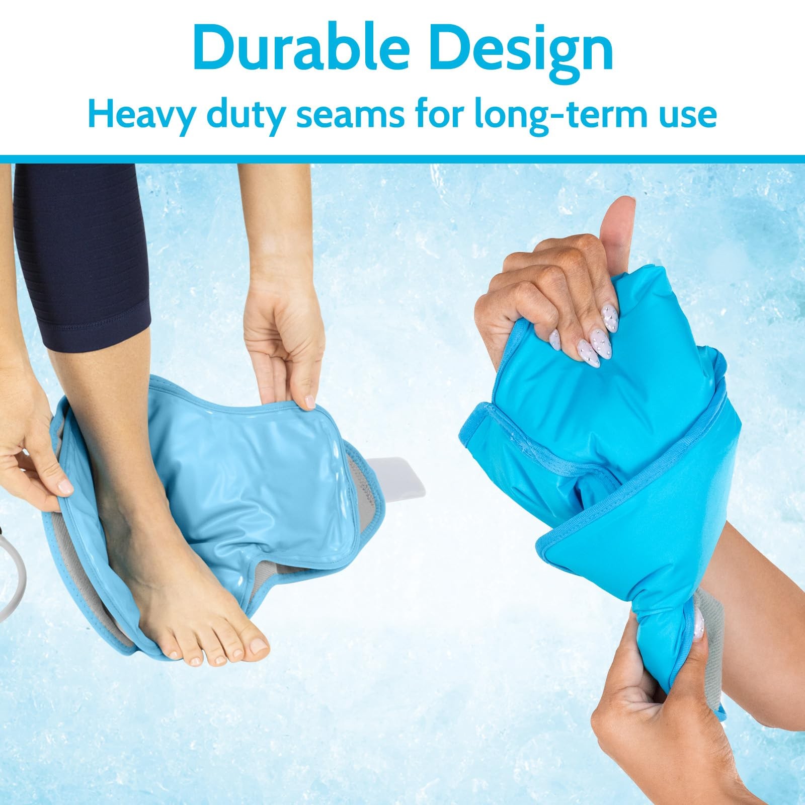 Arctic Flex Gel Replacement Pack – Reusable Ice Brace – Hot and Ankle, Blue