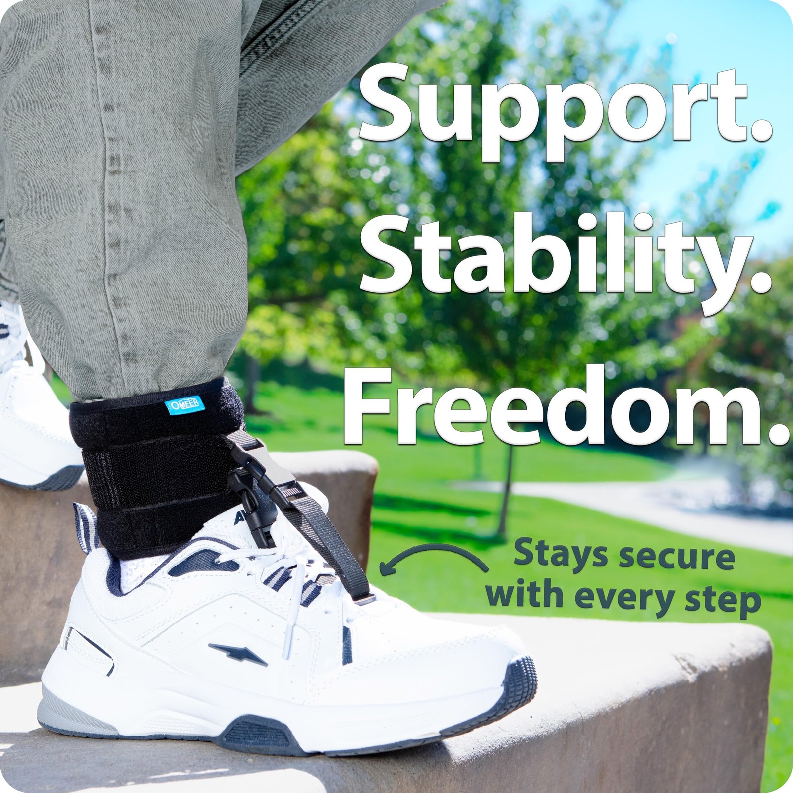 AFO Foot Drop Brace Adjustable Support Walking Shoes Left Right Leg Unisex